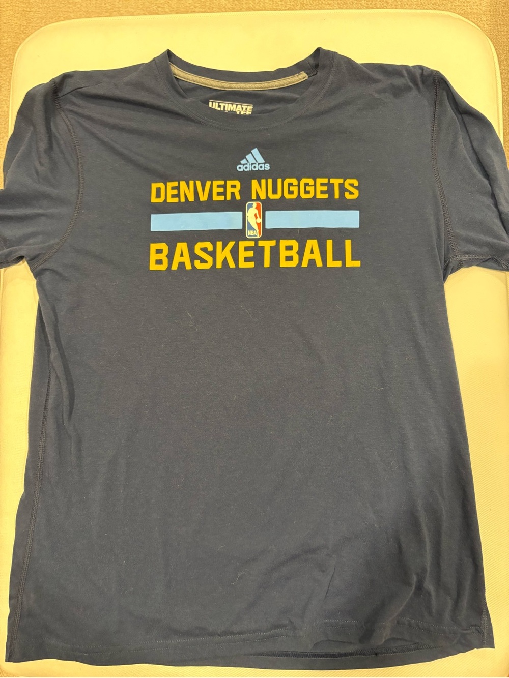 Vintage Denver Nuggets Adidas Shirt Youth Size Large